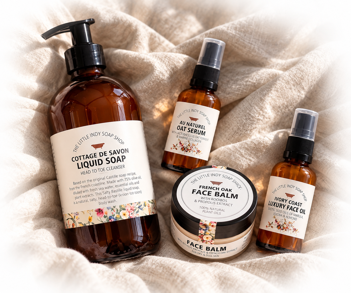 His skin care set